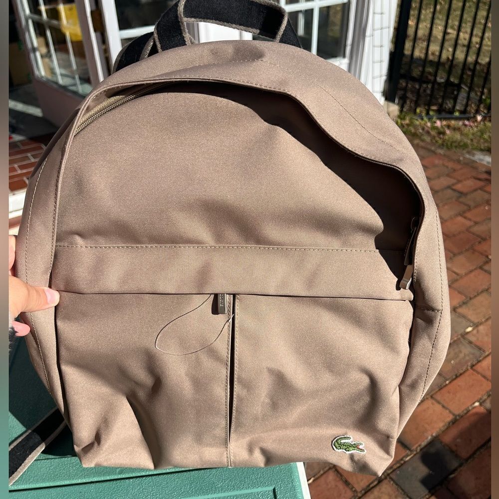 Lacoste Neocroc Canvas Backpack - Picture 2 of 4